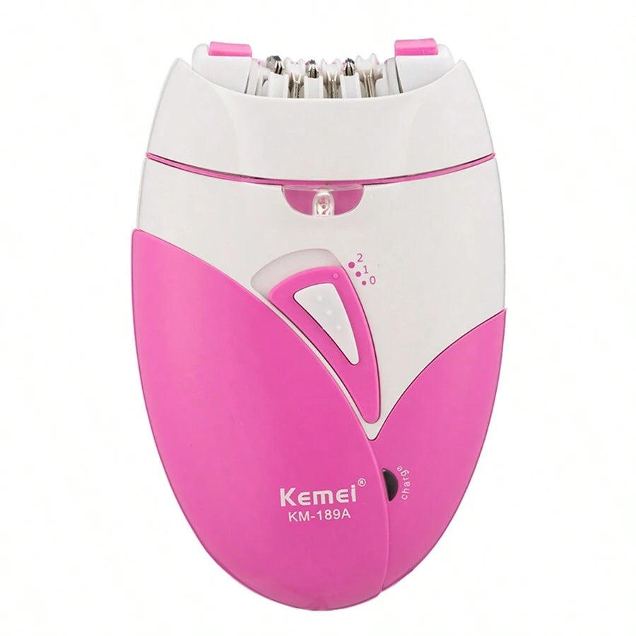 Marque Kemei Km-189A Épilateur électrique Machine de suppression de cheveux pour femme à partir de la racine des cheveux Rasoir sans douleur