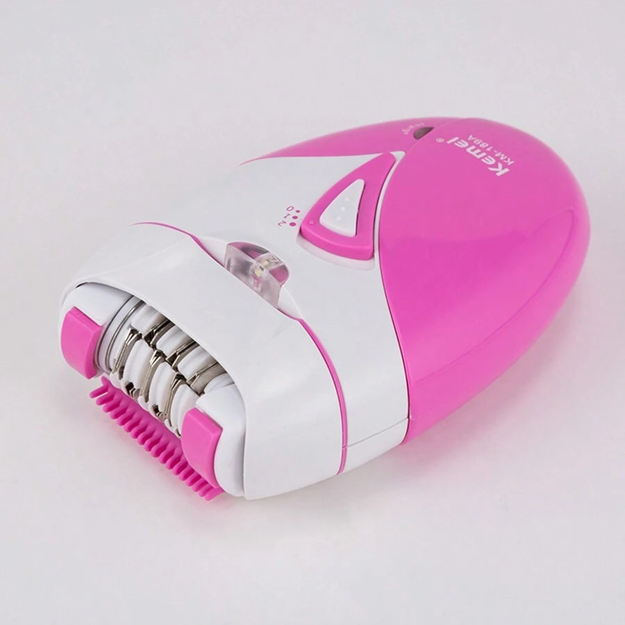 Marque Kemei Km-189A Épilateur électrique Machine de suppression de cheveux pour femme à partir de la racine des cheveux Rasoir sans douleur